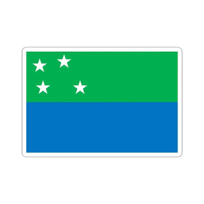 Flag of Los Lagos Region Chile (Chile) STICKER Vinyl Kiss-Cut Decal 3 Inch White - The Sticker Space