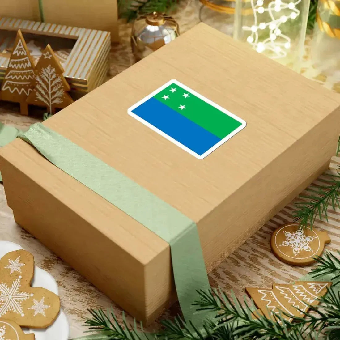 Flag of Los Lagos Region Chile (Chile) STICKER Vinyl Kiss-Cut Decal - The Sticker Space