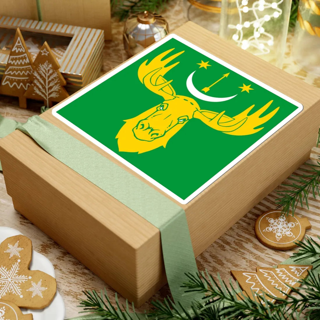 Flag of Losynets (Ukraine) STICKER Vinyl Kiss-Cut Decal - The Sticker Space