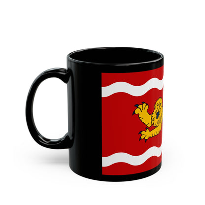 Flag of Lot et Garonne France - Black Coffee Mug-The Sticker Space