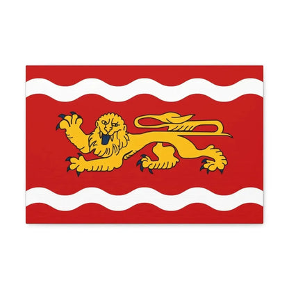 Flag of Lot et Garonne France - Canvas Wall Art 18″ x 12″ 1.25" - The Sticker Space