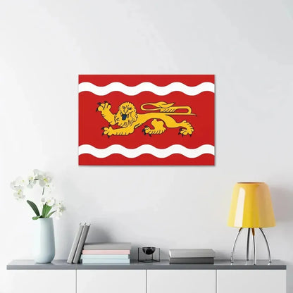 Flag of Lot et Garonne France - Canvas Wall Art - The Sticker Space
