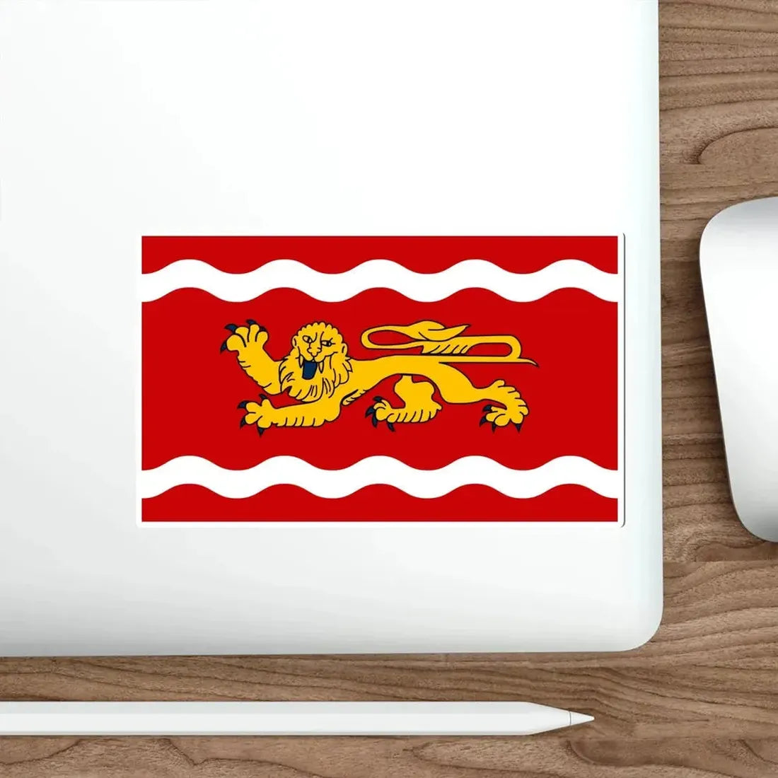 Flag of Lot et Garonne France STICKER Vinyl Die-Cut Decal - The Sticker Space