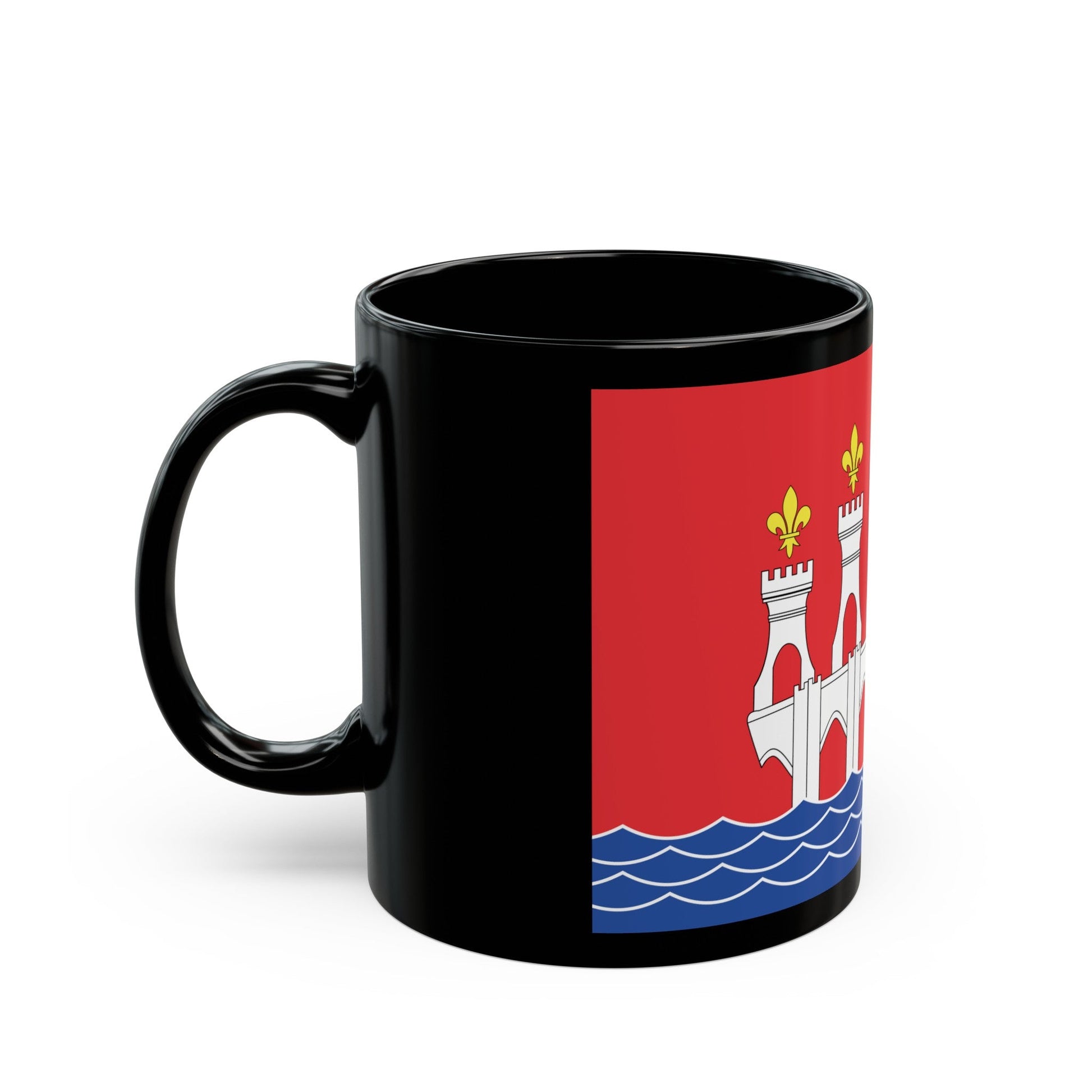 Flag of Lot France 2 - Black Coffee Mug-The Sticker Space