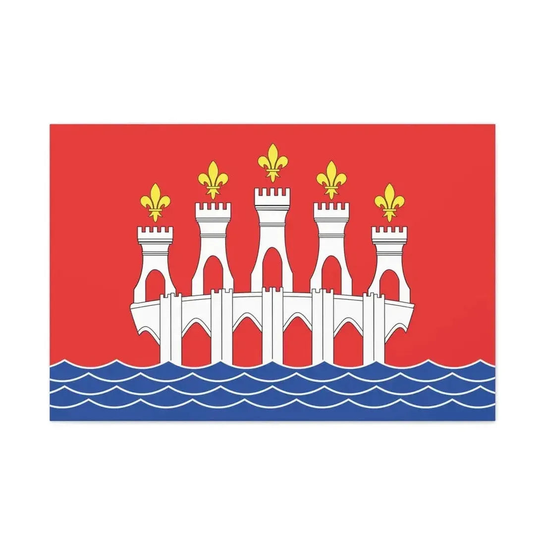 Flag of Lot France 2 - Canvas Wall Art - The Sticker Space