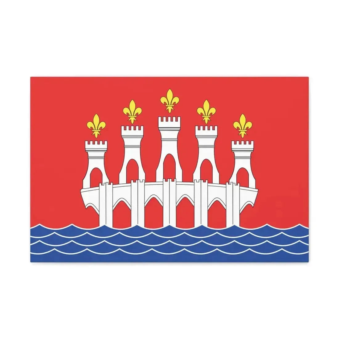 Flag of Lot France 2 - Canvas Wall Art - The Sticker Space