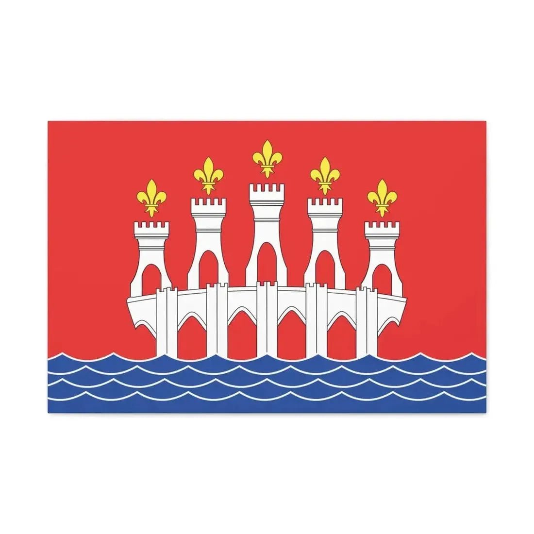 Flag of Lot France 2 - Canvas Wall Art - The Sticker Space