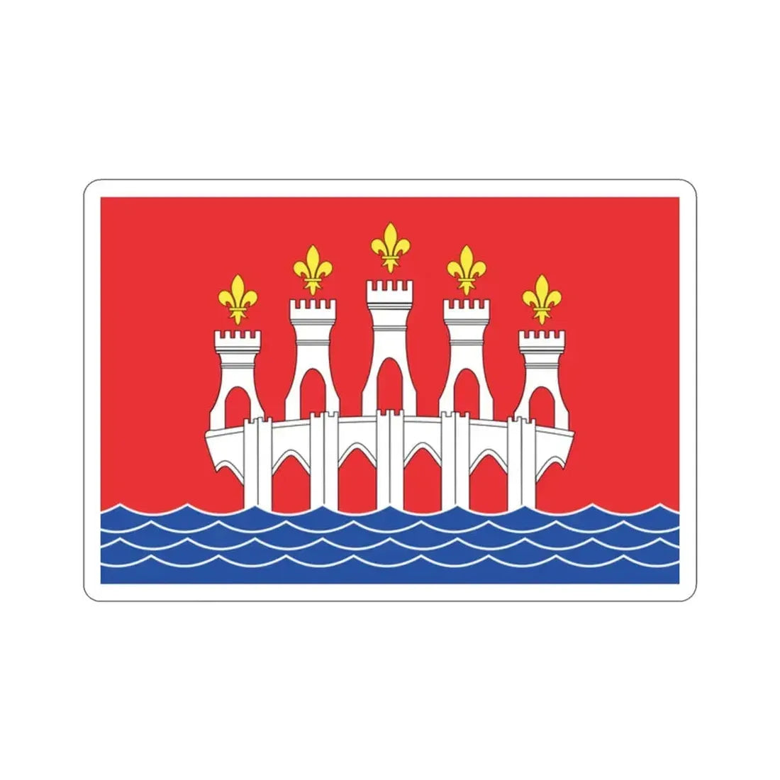 Flag of Lot France 2 STICKER Vinyl Die-Cut Decal 2 Inch - The Sticker Space