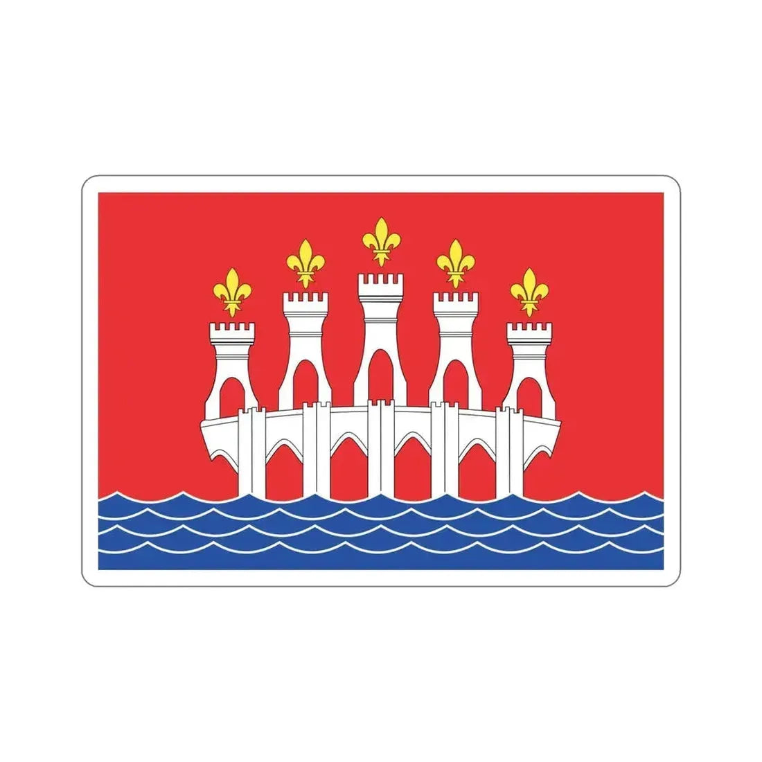 Flag of Lot France 2 STICKER Vinyl Die-Cut Decal 6 Inch - The Sticker Space