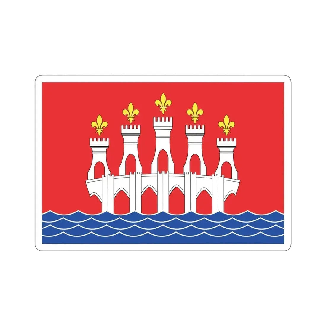 Flag of Lot France 2 STICKER Vinyl Die-Cut Decal - The Sticker Space