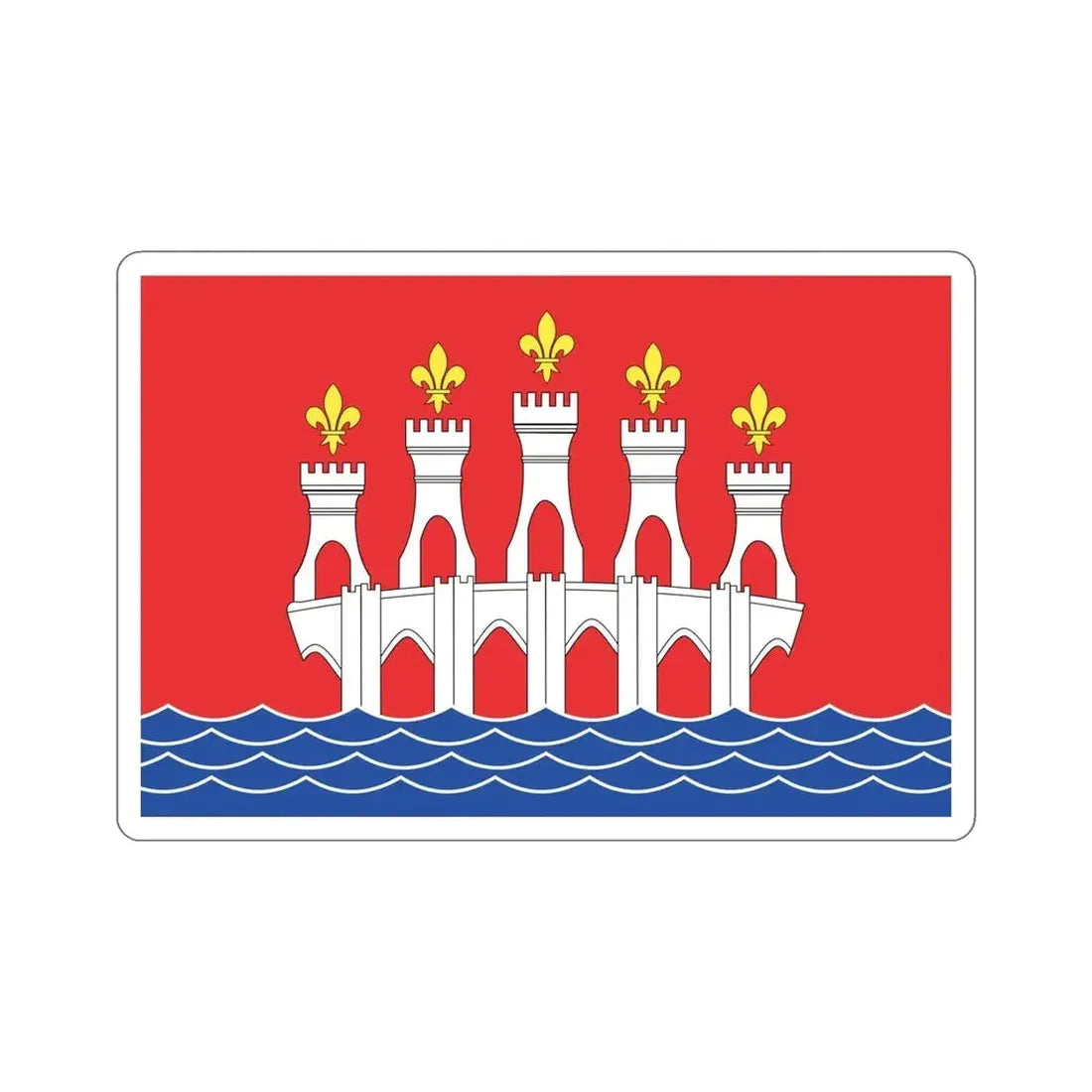 Flag of Lot France 2 STICKER Vinyl Die-Cut Decal - The Sticker Space