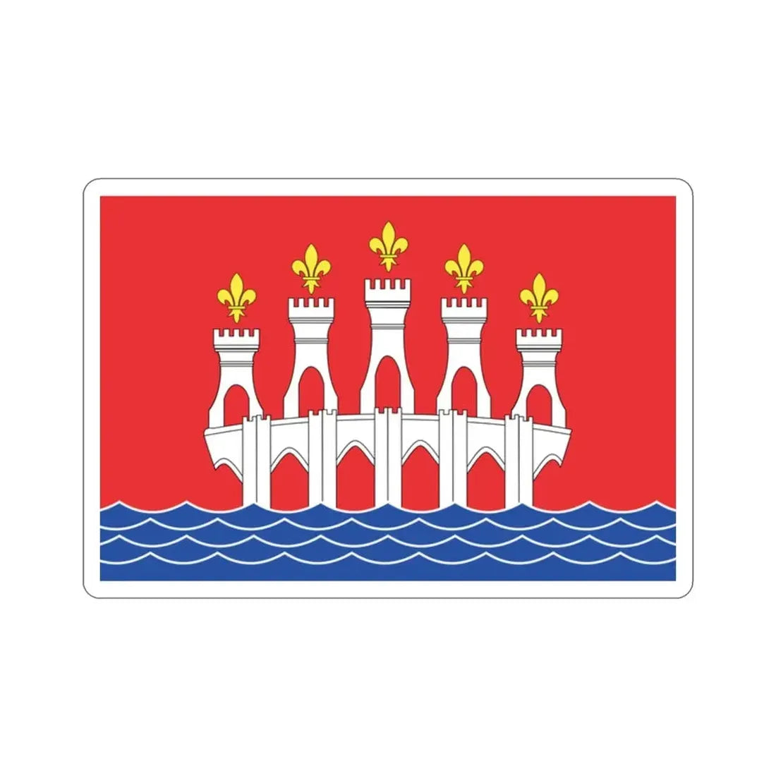 Flag of Lot France 2 STICKER Vinyl Die-Cut Decal - The Sticker Space