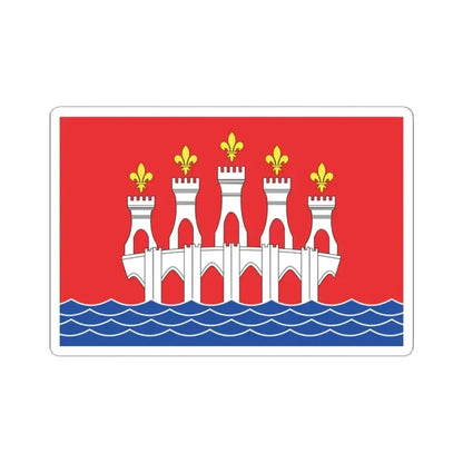 Flag of Lot France 2 - STICKER Vinyl Kiss-Cut Decal 2 Inch White - The Sticker Space