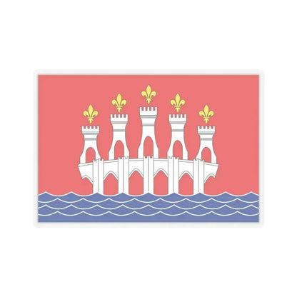 Flag of Lot France 2 - STICKER Vinyl Kiss-Cut Decal 4 Inch Transparent - The Sticker Space
