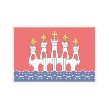Flag of Lot France 2 - STICKER Vinyl Kiss-Cut Decal 6 Inch Transparent - The Sticker Space