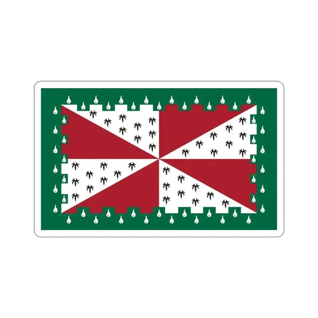 Flag of Loudoun County Virginia STICKER Vinyl Die-Cut Decal 4 Inch - The Sticker Space