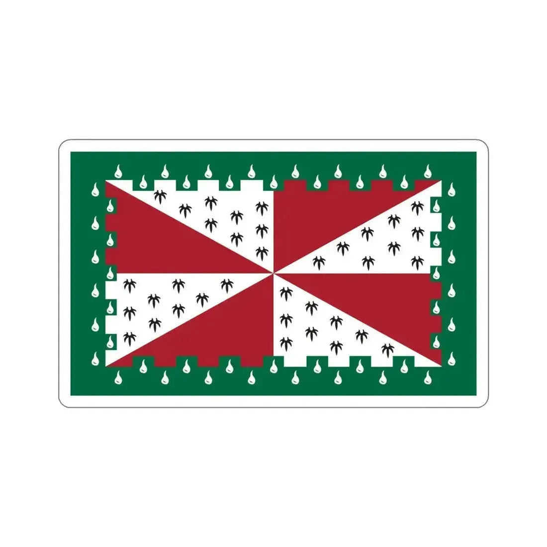 Flag of Loudoun County Virginia STICKER Vinyl Die-Cut Decal 5 Inch - The Sticker Space