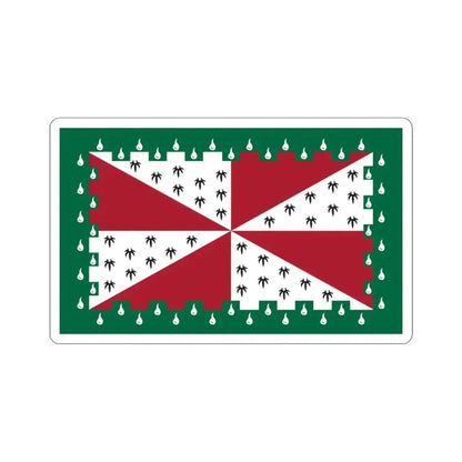 Flag of Loudoun County Virginia (United States) STICKER Vinyl Kiss-Cut Decal 3 Inch White - The Sticker Space