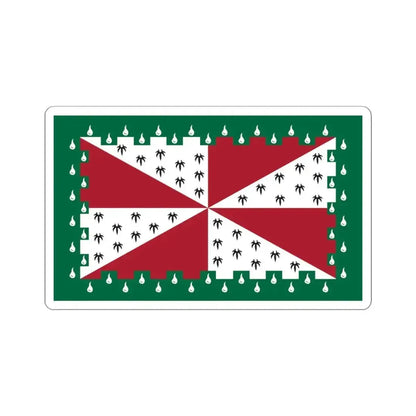 Flag of Loudoun County Virginia (United States) STICKER Vinyl Kiss-Cut Decal 4 Inch White - The Sticker Space