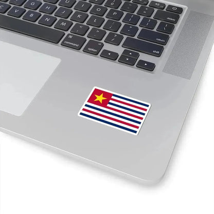 Flag of Louisiana February 1861 (United States) STICKER Vinyl Kiss-Cut Decal - The Sticker Space