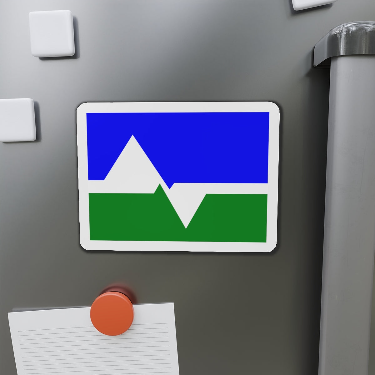 Flag of Loveland Colorado - Die-Cut Magnet-The Sticker Space