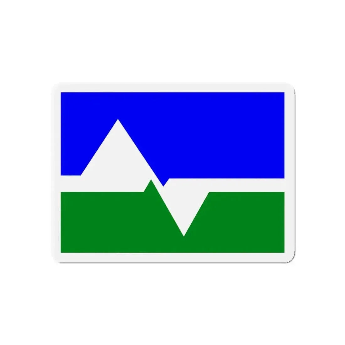 Flag of Loveland Colorado - Refrigerator Magnet - The Sticker Space