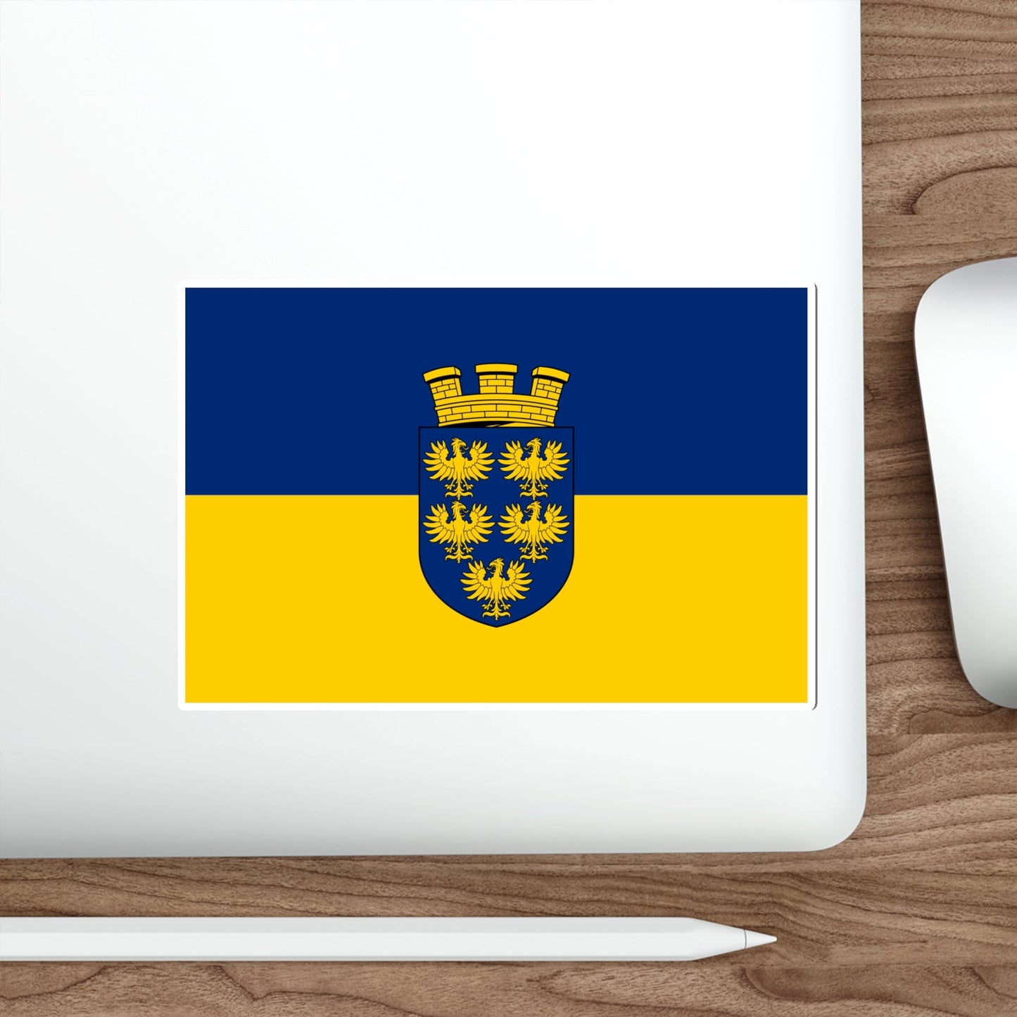 Flag of Lower Austria Niederösterreich Austria STICKER Vinyl Die-Cut Decal-The Sticker Space