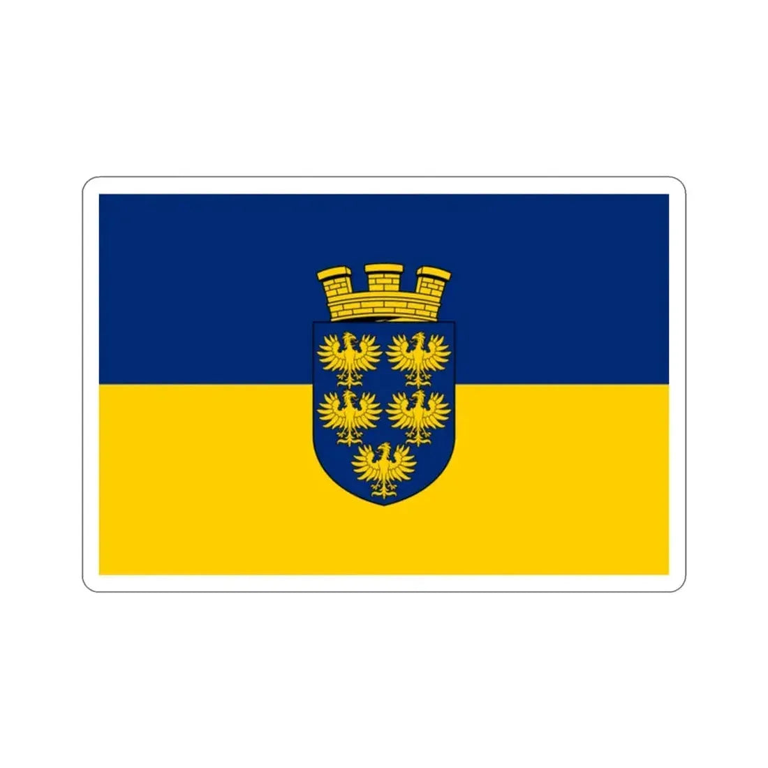 Flag of Lower Austria Niederösterreich Austria STICKER Vinyl Die-Cut Decal 2 Inch - The Sticker Space