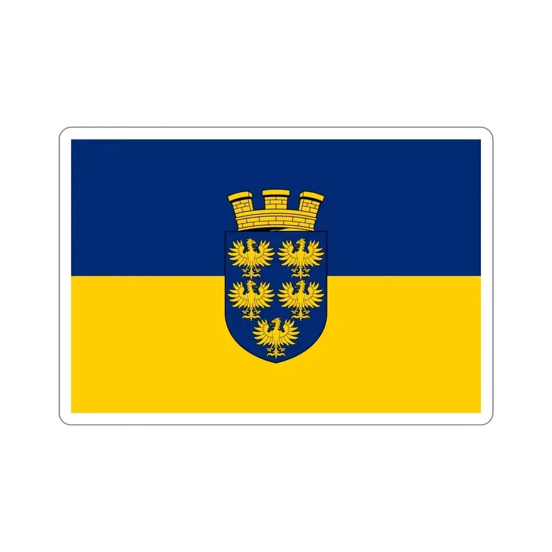 Flag of Lower Austria Niederösterreich Austria STICKER Vinyl Die-Cut Decal 6 Inch - The Sticker Space