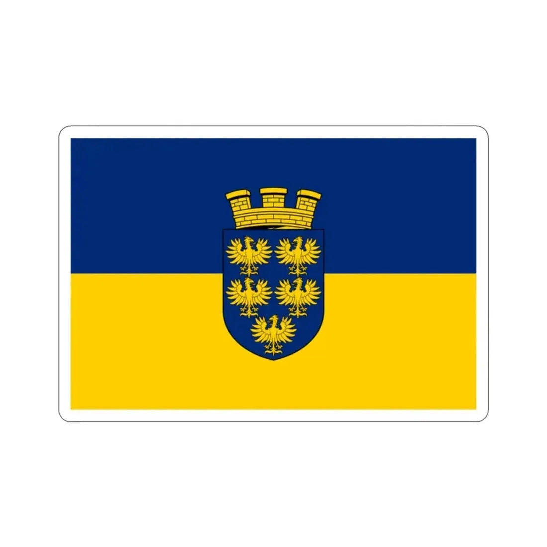 Flag of Lower Austria Niederösterreich Austria STICKER Vinyl Die-Cut Decal - The Sticker Space