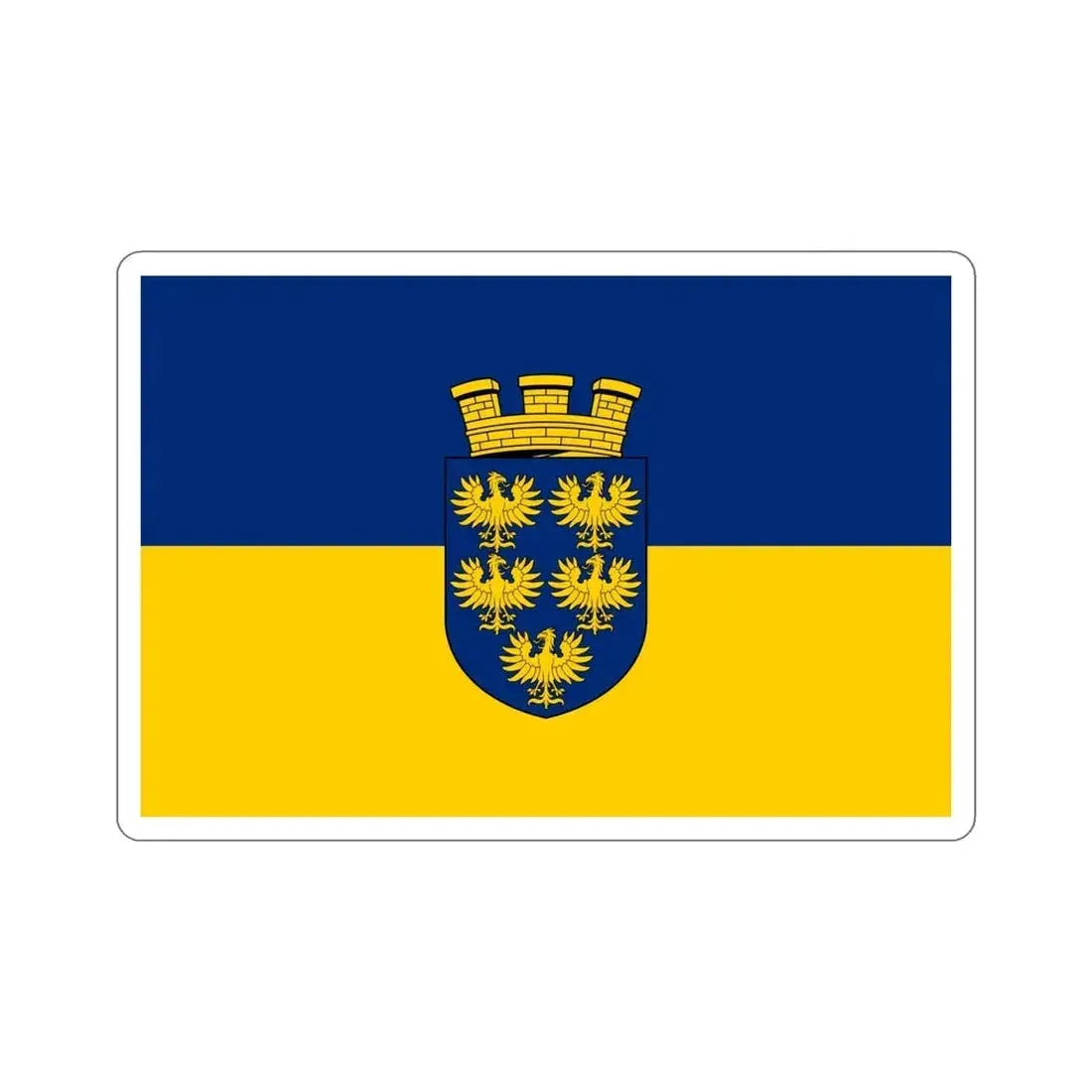 Flag of Lower Austria Niederösterreich Austria STICKER Vinyl Die-Cut Decal - The Sticker Space