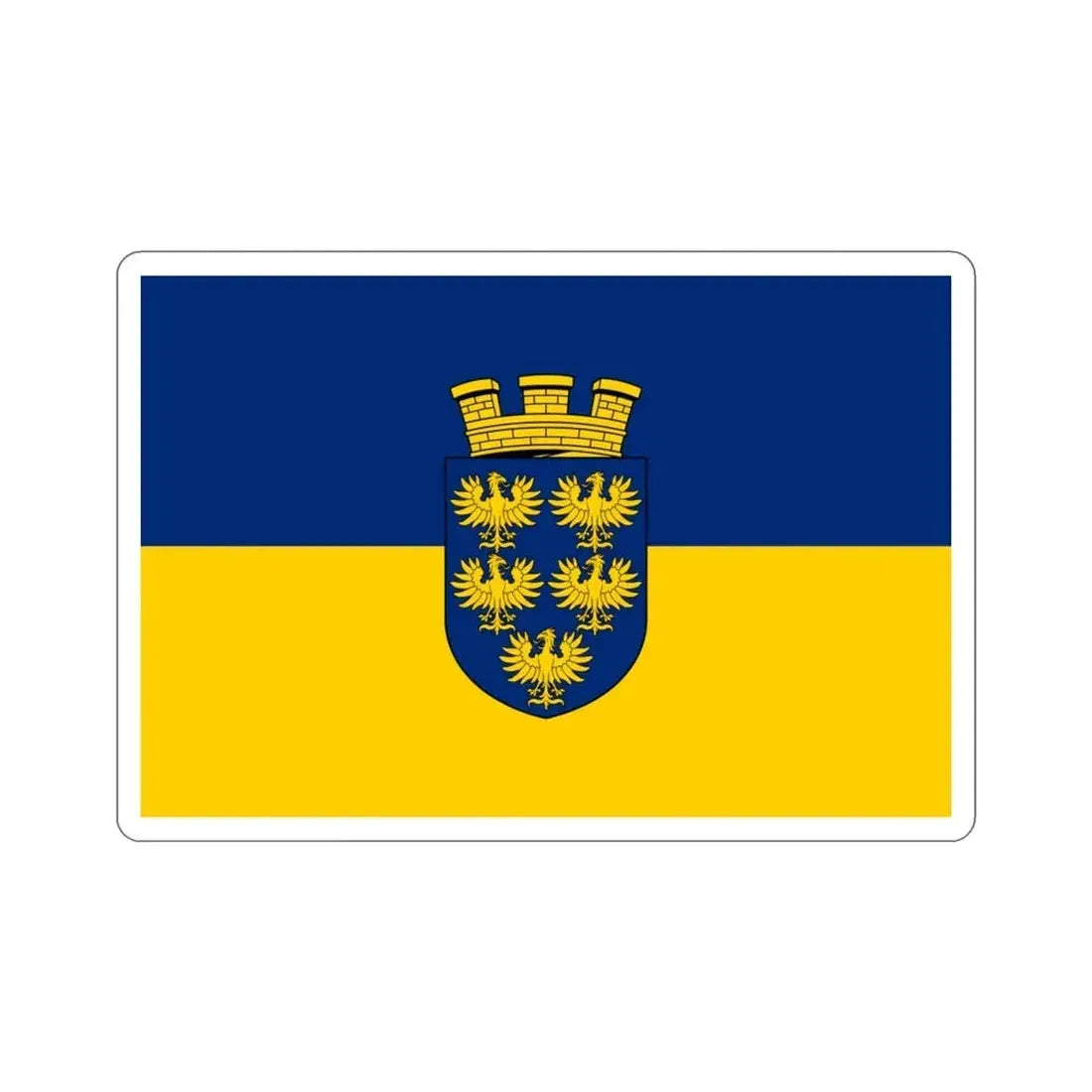 Flag of Lower Austria Niederösterreich Austria STICKER Vinyl Die-Cut Decal - The Sticker Space