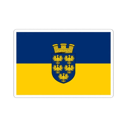 Flag of Lower Austria state (Austria) STICKER Vinyl Kiss-Cut Decal 2 Inch White - The Sticker Space