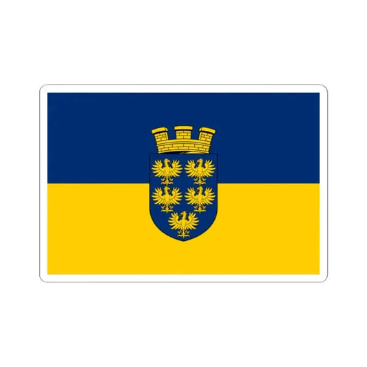 Flag of Lower Austria state (Austria) STICKER Vinyl Kiss-Cut Decal 2 Inch White - The Sticker Space