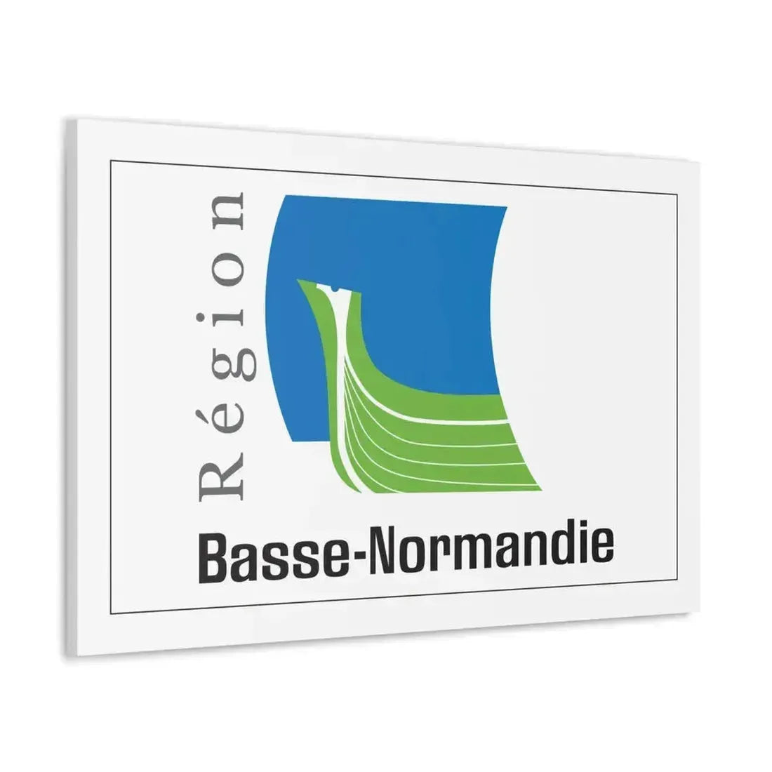 Flag of Lower Normandy France 2 - Canvas Wall Art - The Sticker Space