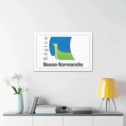 Flag of Lower Normandy France 2 - Canvas Wall Art - The Sticker Space