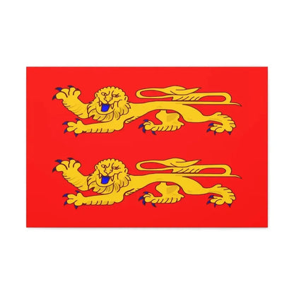 Flag of Lower Normandy France - Canvas Wall Art 30" x 20" 1.25" - The Sticker Space