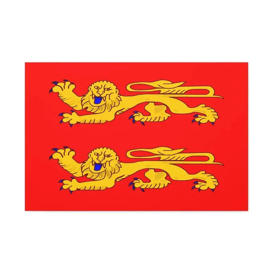 Flag of Lower Normandy France - Canvas Wall Art 36" x 24" 1.25" - The Sticker Space
