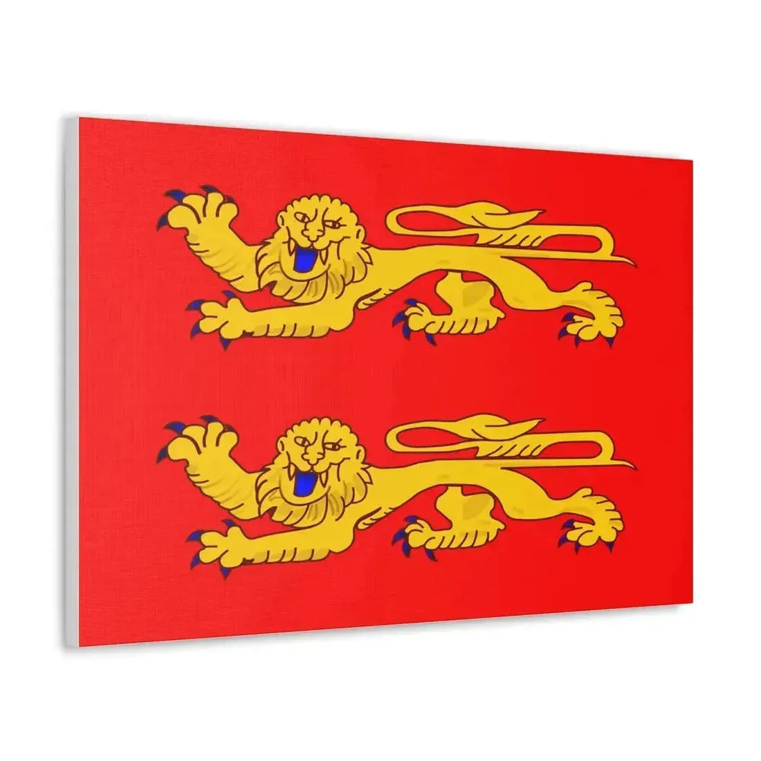 Flag of Lower Normandy France - Canvas Wall Art - The Sticker Space