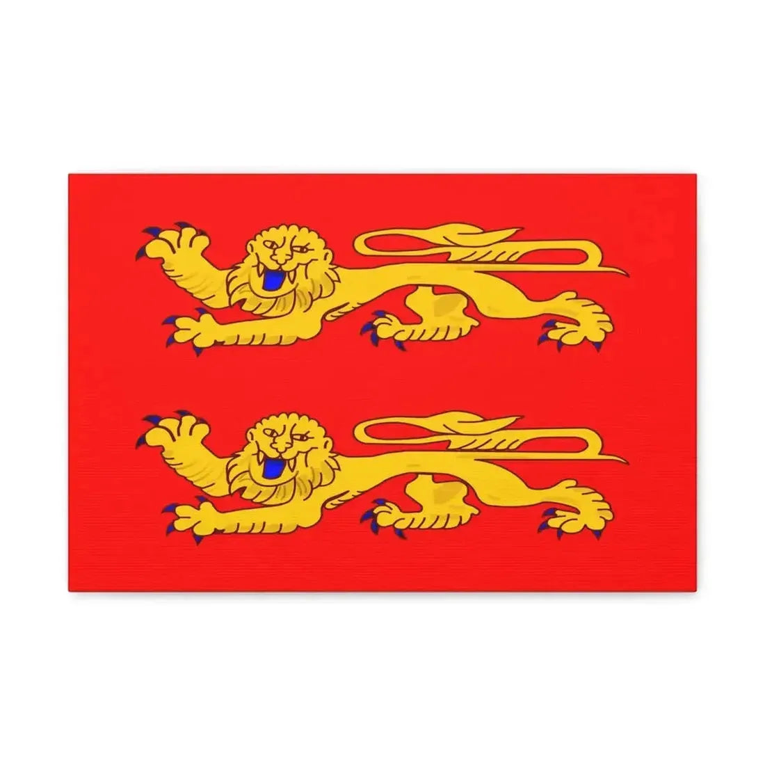 Flag of Lower Normandy France - Canvas Wall Art - The Sticker Space