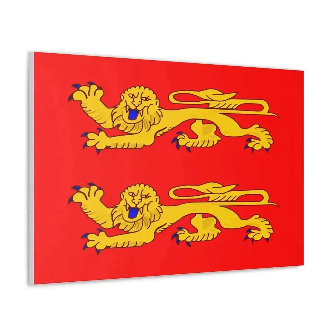 Flag of Lower Normandy France - Canvas Wall Art - The Sticker Space