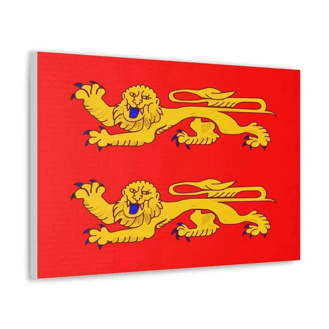 Flag of Lower Normandy France - Canvas Wall Art - The Sticker Space