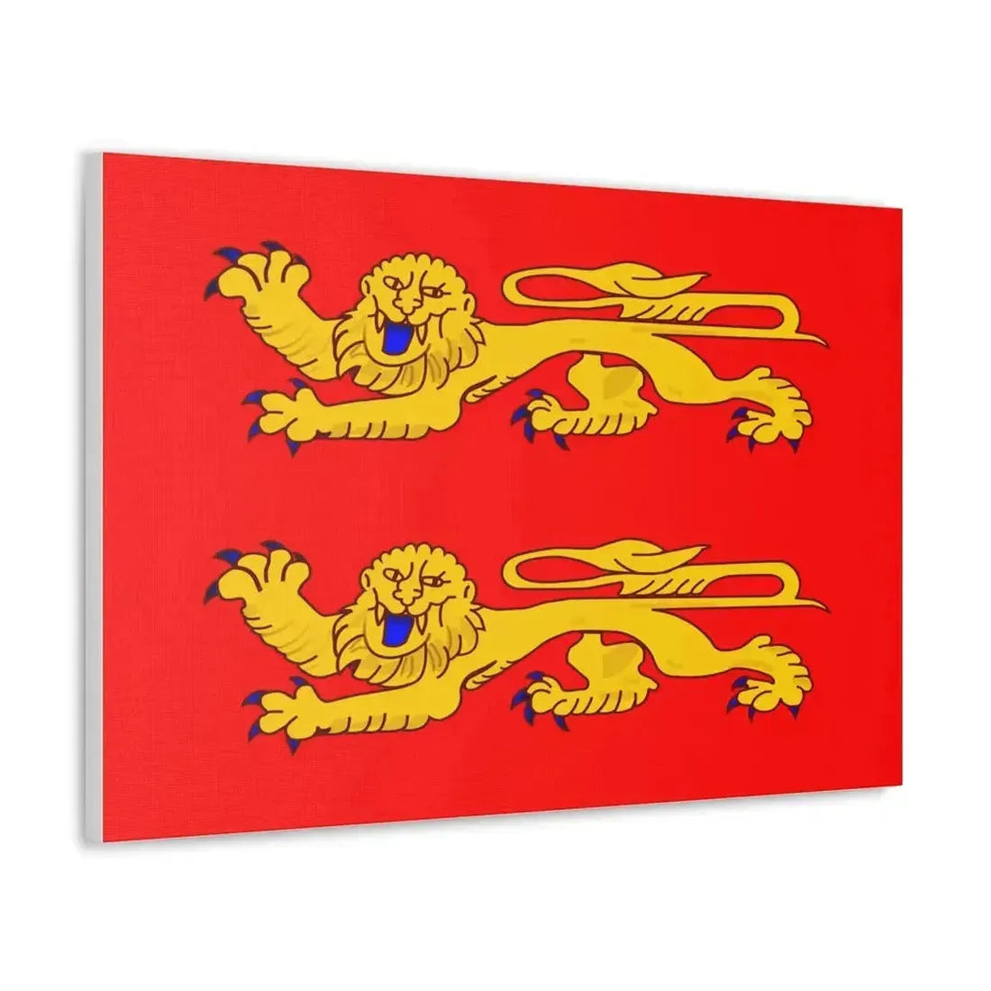 Flag of Lower Normandy France - Canvas Wall Art - The Sticker Space
