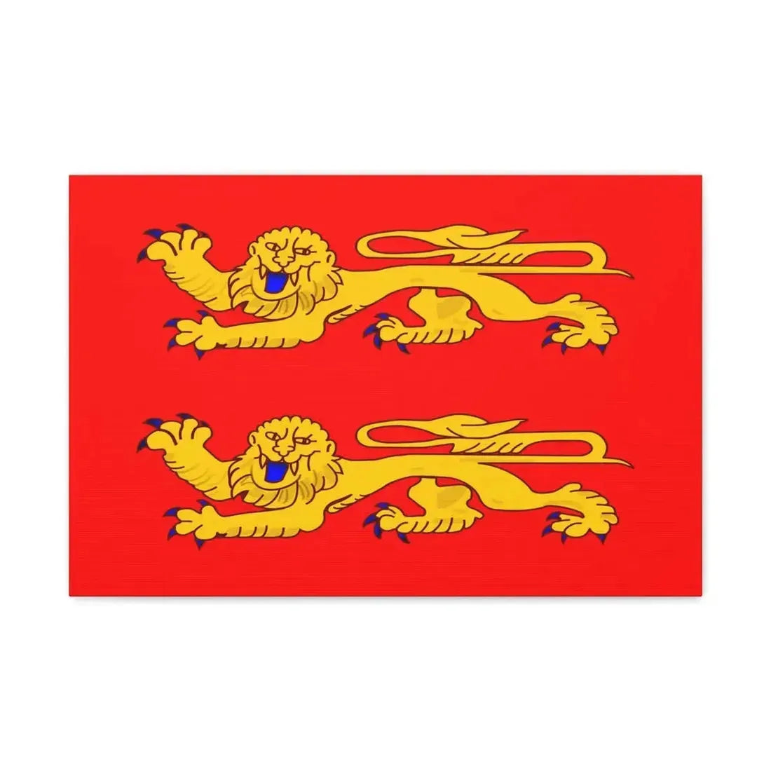 Flag of Lower Normandy France - Canvas Wall Art - The Sticker Space