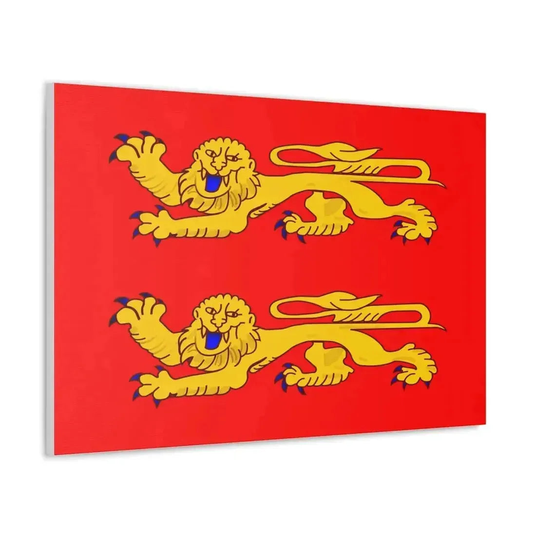 Flag of Lower Normandy France - Canvas Wall Art - The Sticker Space