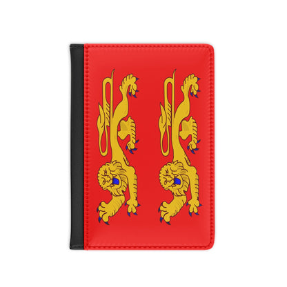 Flag of Lower Normandy France - Passport Holder-3.9" x 5.8"-The Sticker Space