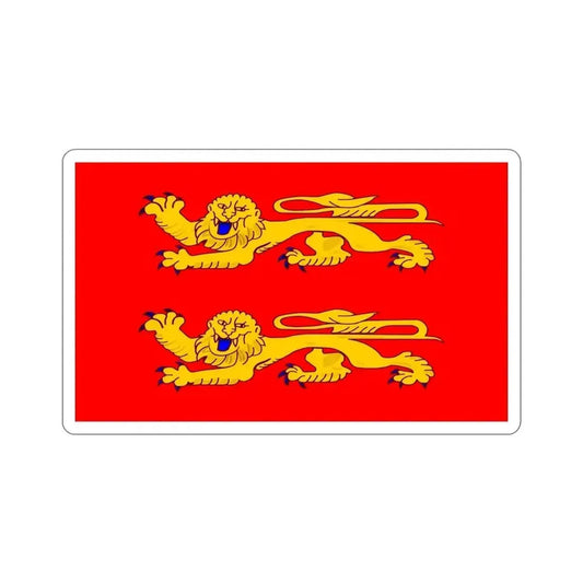 Flag of Lower Normandy France STICKER Vinyl Die-Cut Decal 6 Inch - The Sticker Space