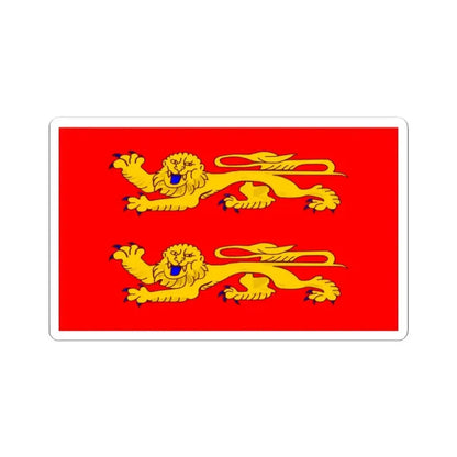 Flag of Lower Normandy France - STICKER Vinyl Kiss-Cut Decal 2 Inch White - The Sticker Space
