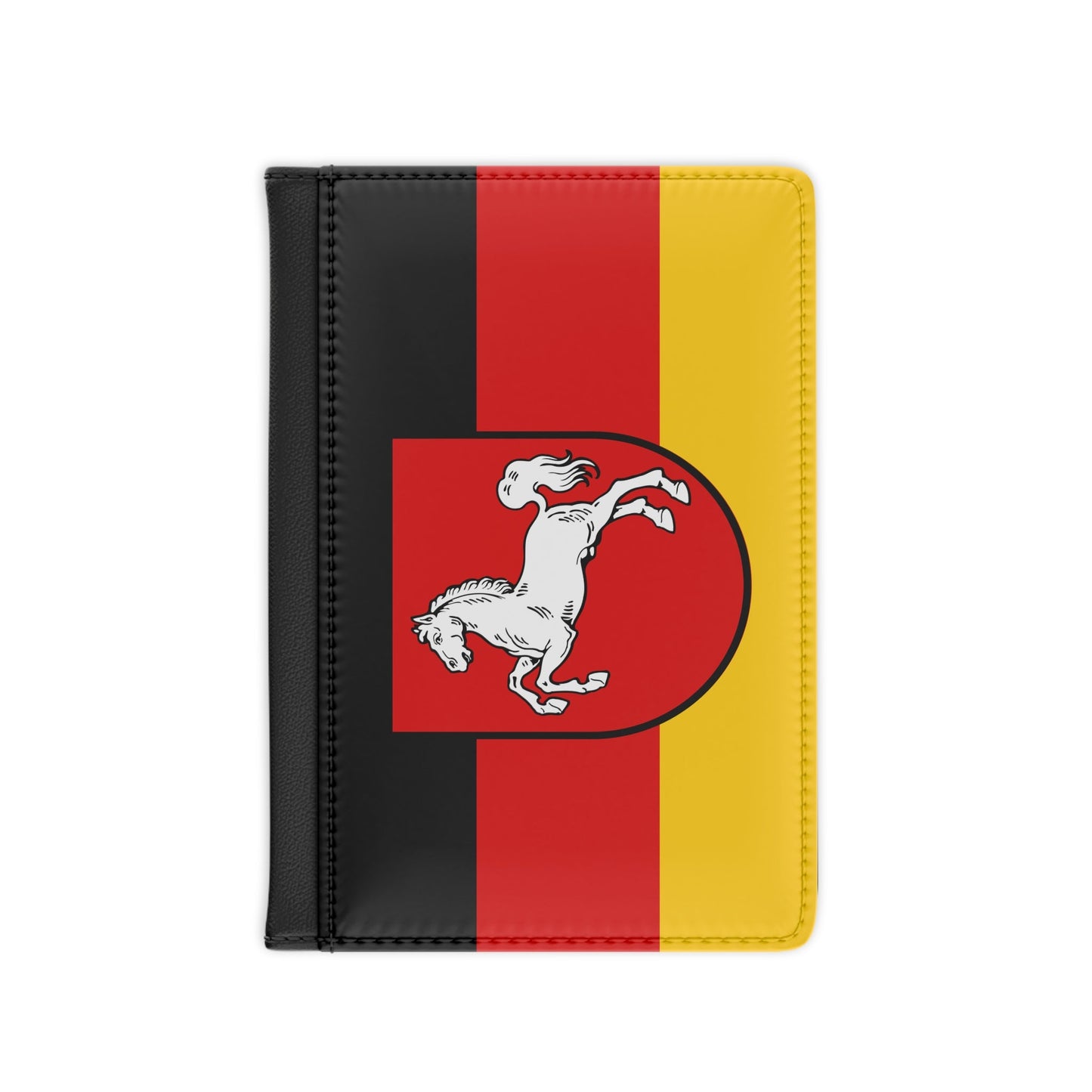 Flag of Lower Saxony Germany - Passport Holder-3.9" x 5.8"-The Sticker Space