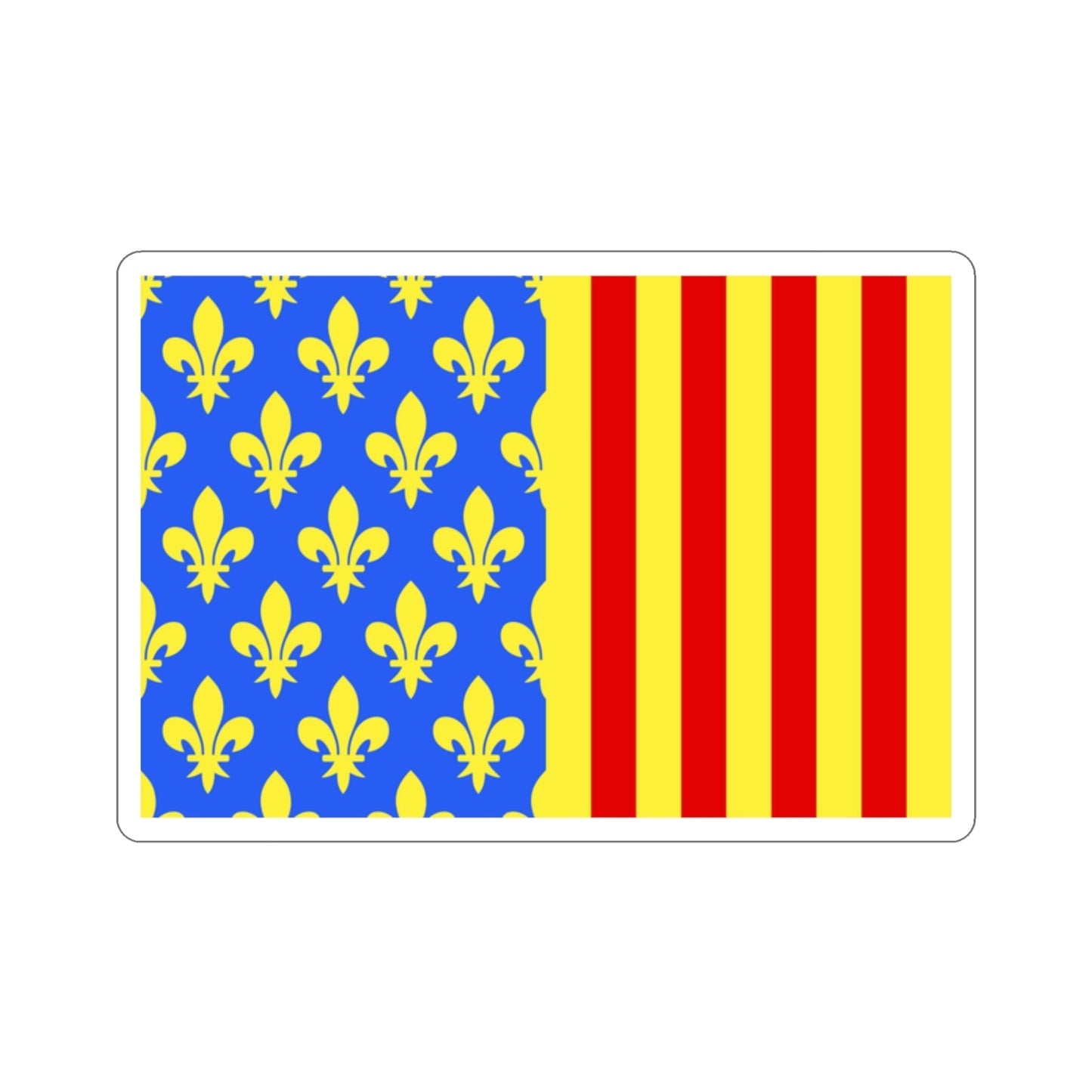 Flag of Lozère France 2 STICKER Vinyl Die-Cut Decal-2 Inch-The Sticker Space